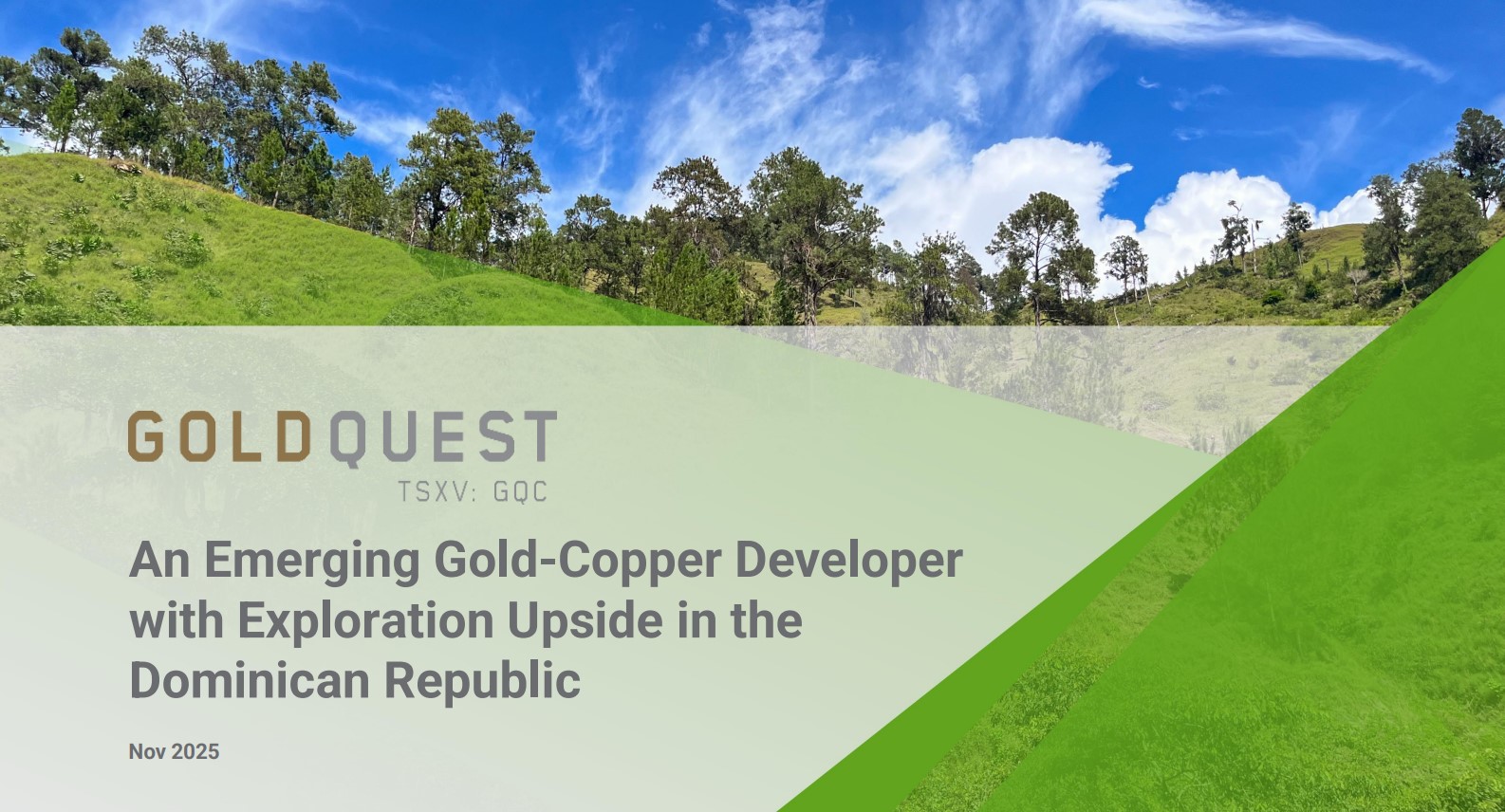 GoldQuest Corporate Presentation Sept 2020