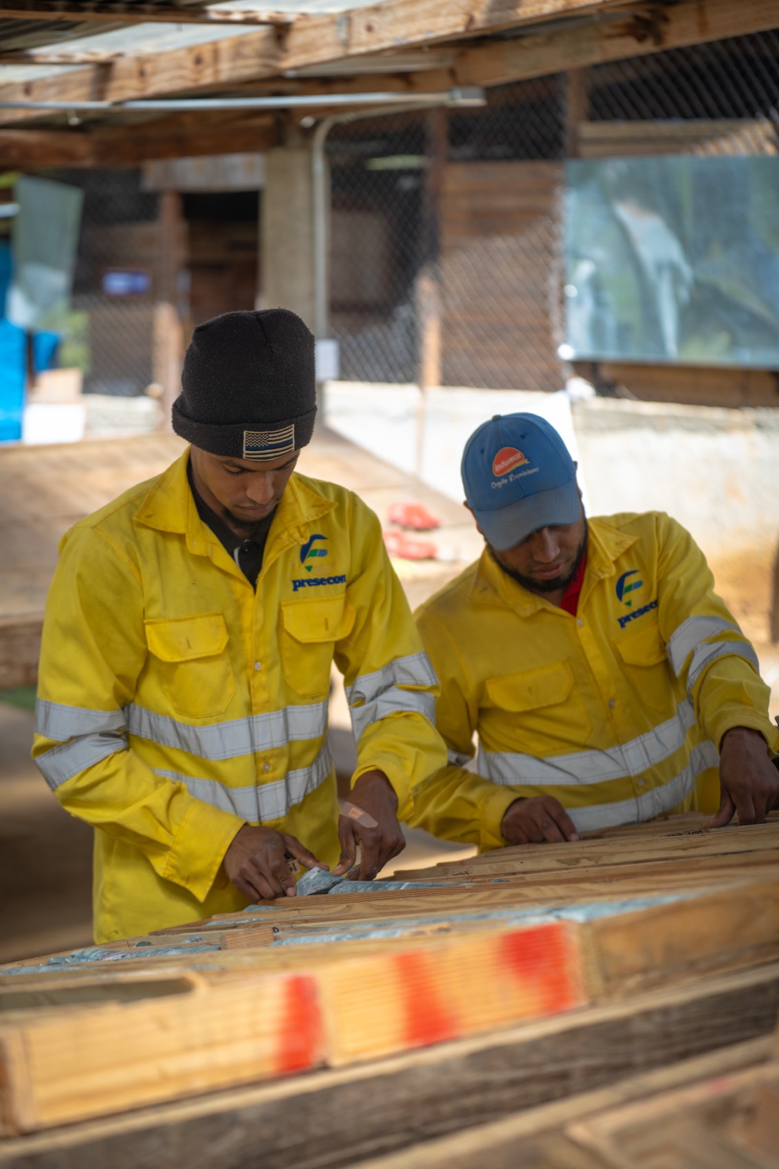 GoldQuest's exploration team at camp