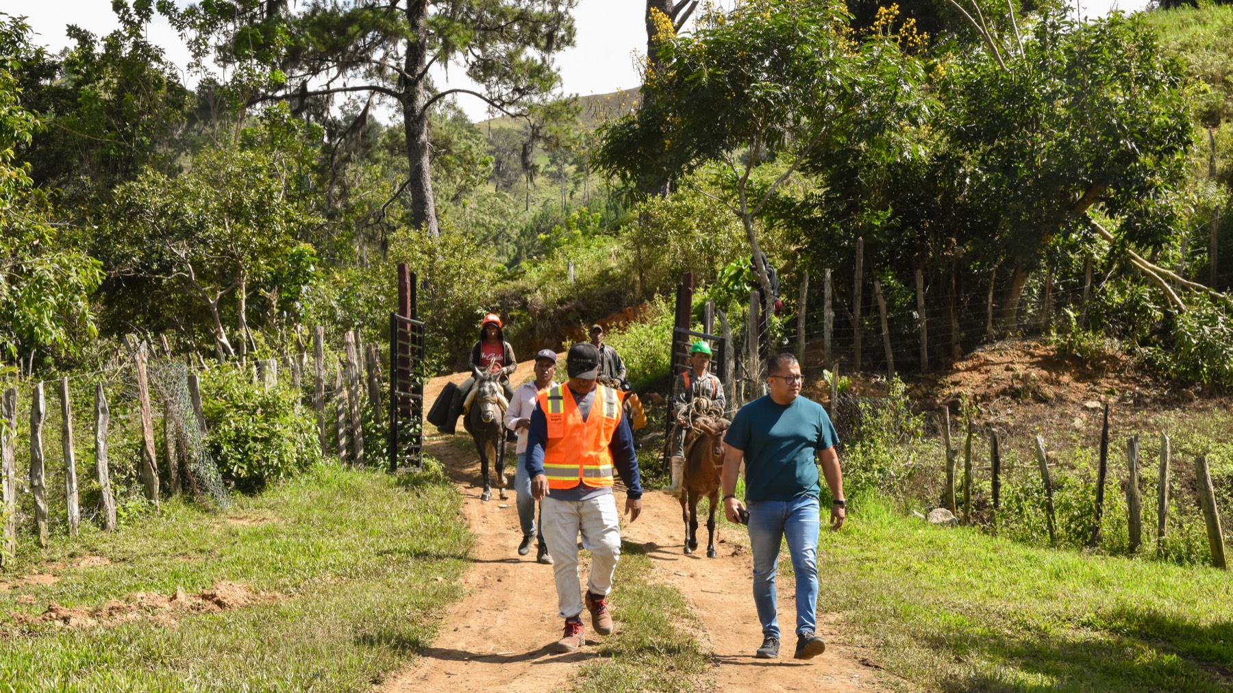 A community visit in the San Juan highlands